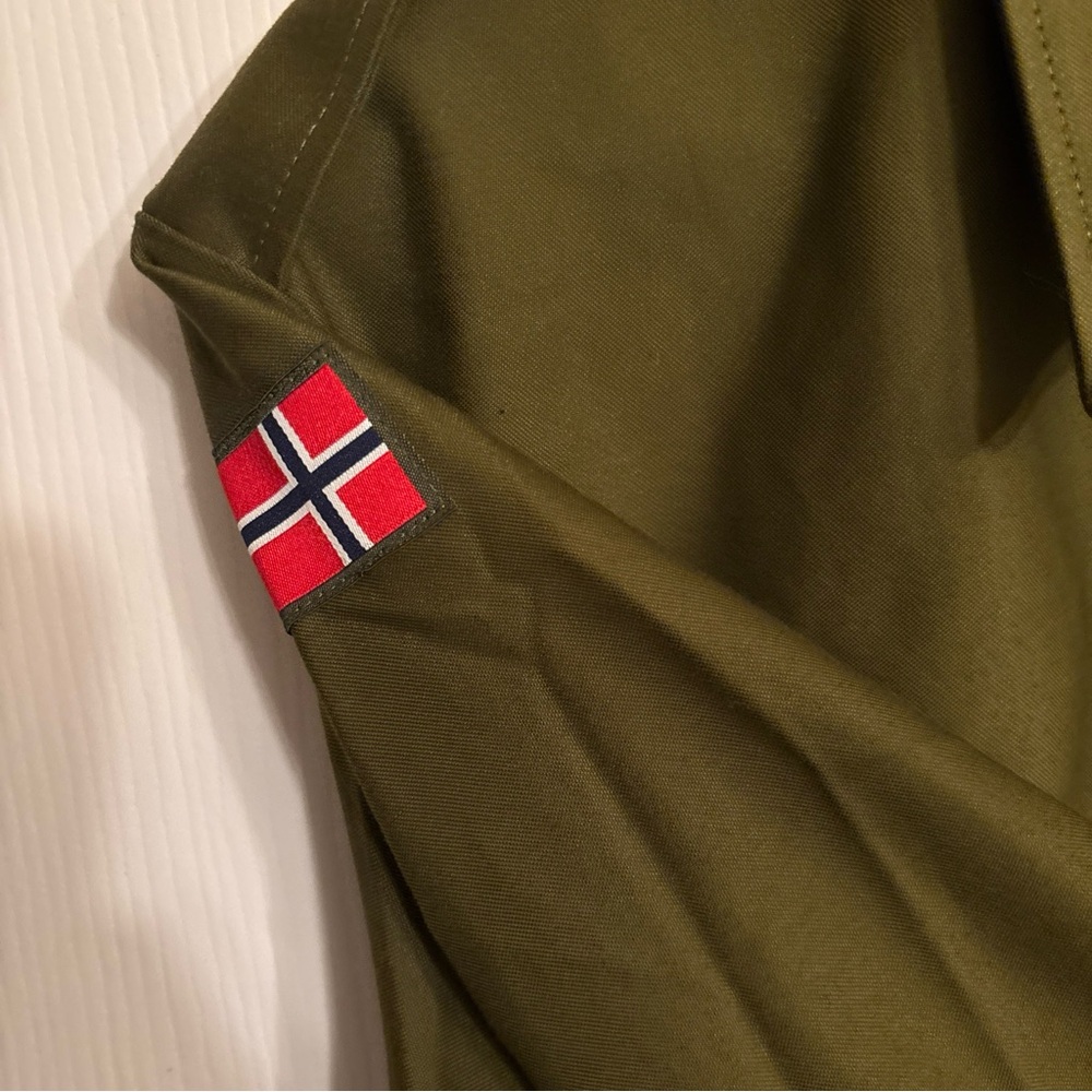 Vintage Norwegian Military Uniforms Shirt Jacket Olive Green M L N48 never worn